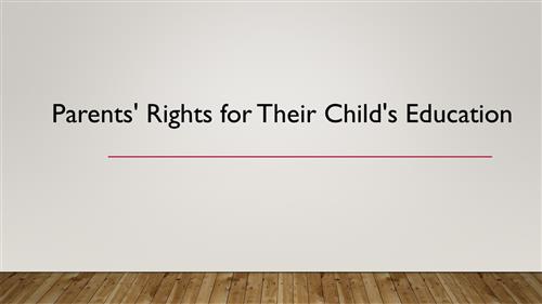 Parents' Bill of Rights
